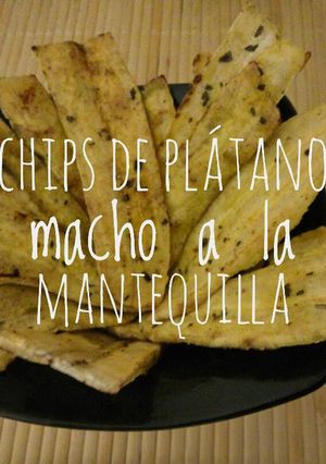 Foto principal de 🍌Chips de plátano macho a la mantequilla