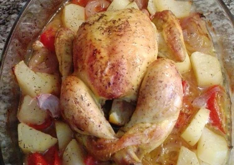 Pollo al horno