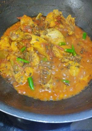A picture of Chicken karahi.