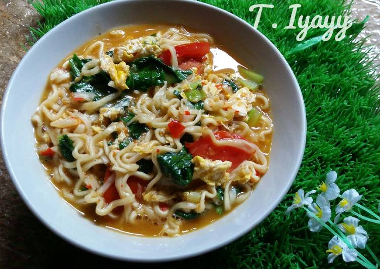 Resep Mie tek tek kuah Anti Gagal