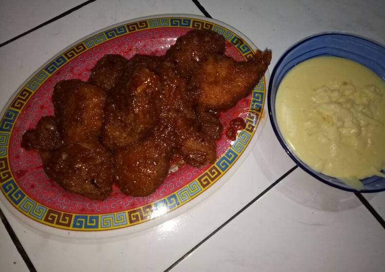 Fire chicken richeese ala rumahan mudah