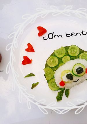 Hình của món Cơm bento trứng.