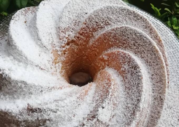 Ricetta di Fatto in casa super veloce Torta vortice di mela e frutta secca mista