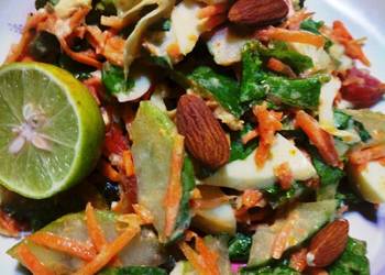 Ultimate Prepare Recipe Yummy Almond salad Practical Delicious