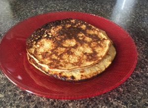 Una foto de Pancakes de banana