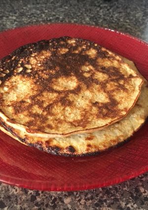 Una foto de Pancakes de banana