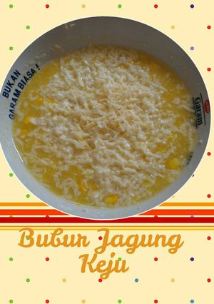 Foto resep Bubur Jagung Keju