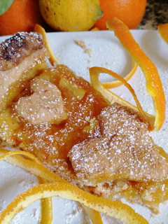 Foto di Crostata agli agrumi con frolla alle mandorle