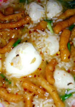 รูปของ ข้าวต้มชิ้นหมูไข่ต้มปาโก๋
