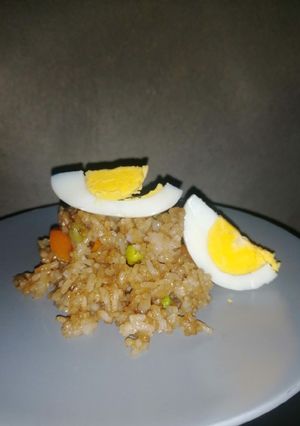 Una foto de Arroz yakimeshi