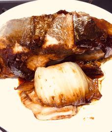 cá kho dưa cải chua