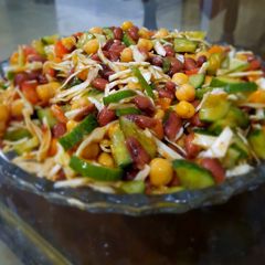 A picture of Rajma chaat/Salad.