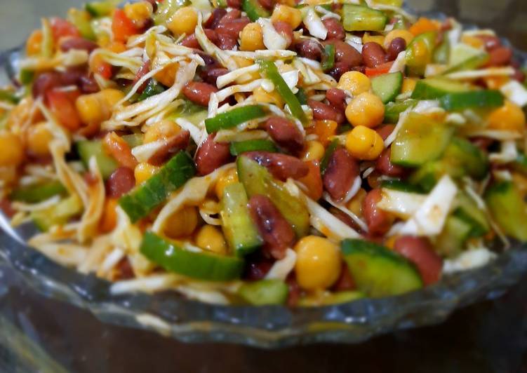 Simple Way to Make Homemade Rajma chaat/Salad