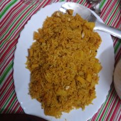 A picture of Chicken tikka pulao ❤😋.