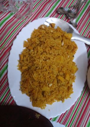 A picture of Chicken tikka pulao ❤😋.
