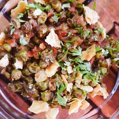 A picture of Masala Matar Chaat.