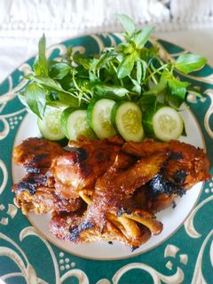Foto resep Sayap ayam bakar pedas