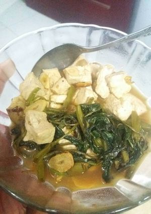Foto resep Oseng tahu dan kangkung