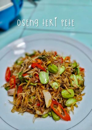 Foto resep Oseng teri pete