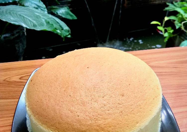 3 telur Japanese Cheesecake Fluffy