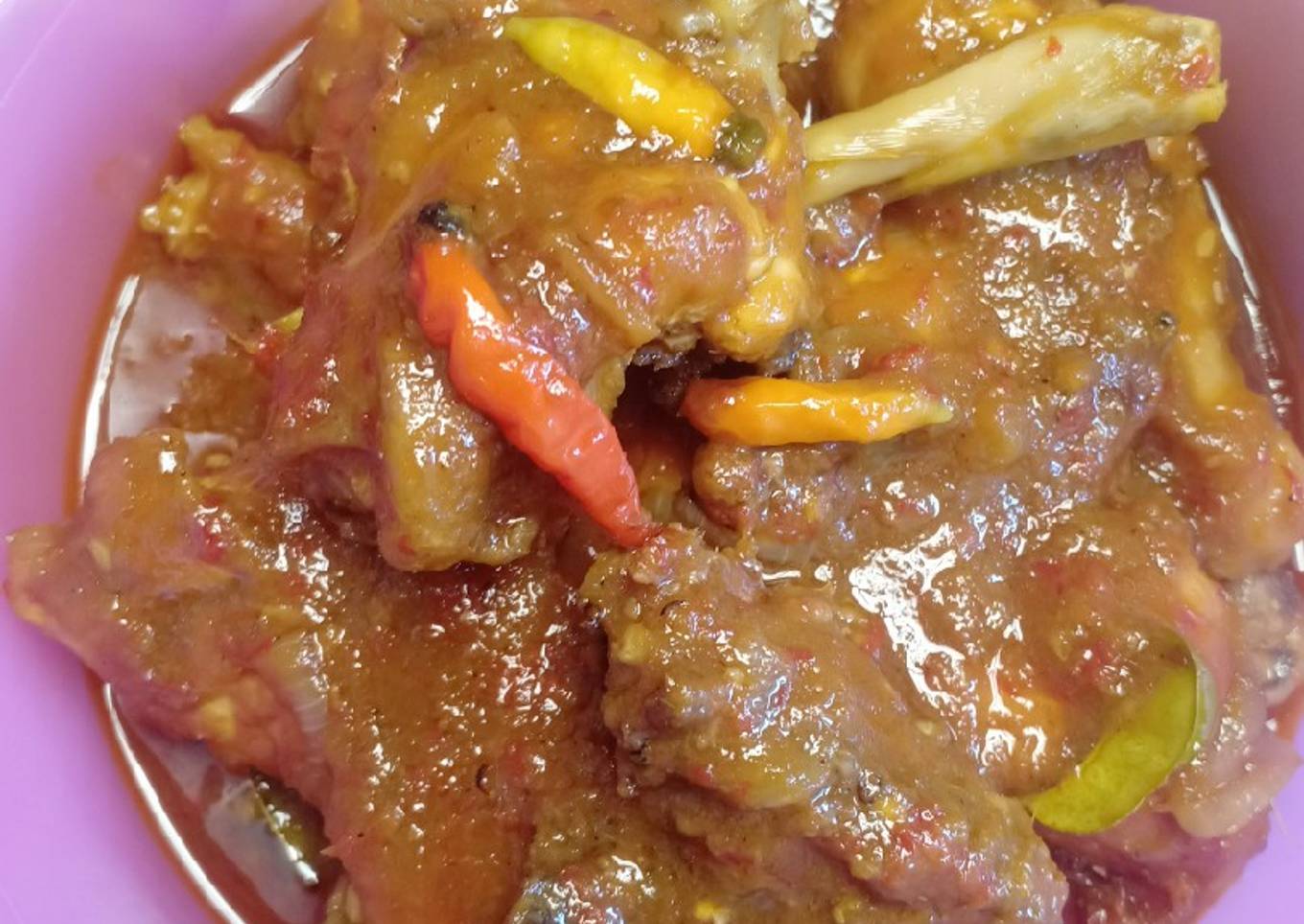 Ayam rica-rica pedas