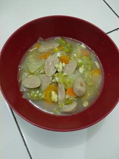 Foto resep Capcay Kuah Sosis Bakso