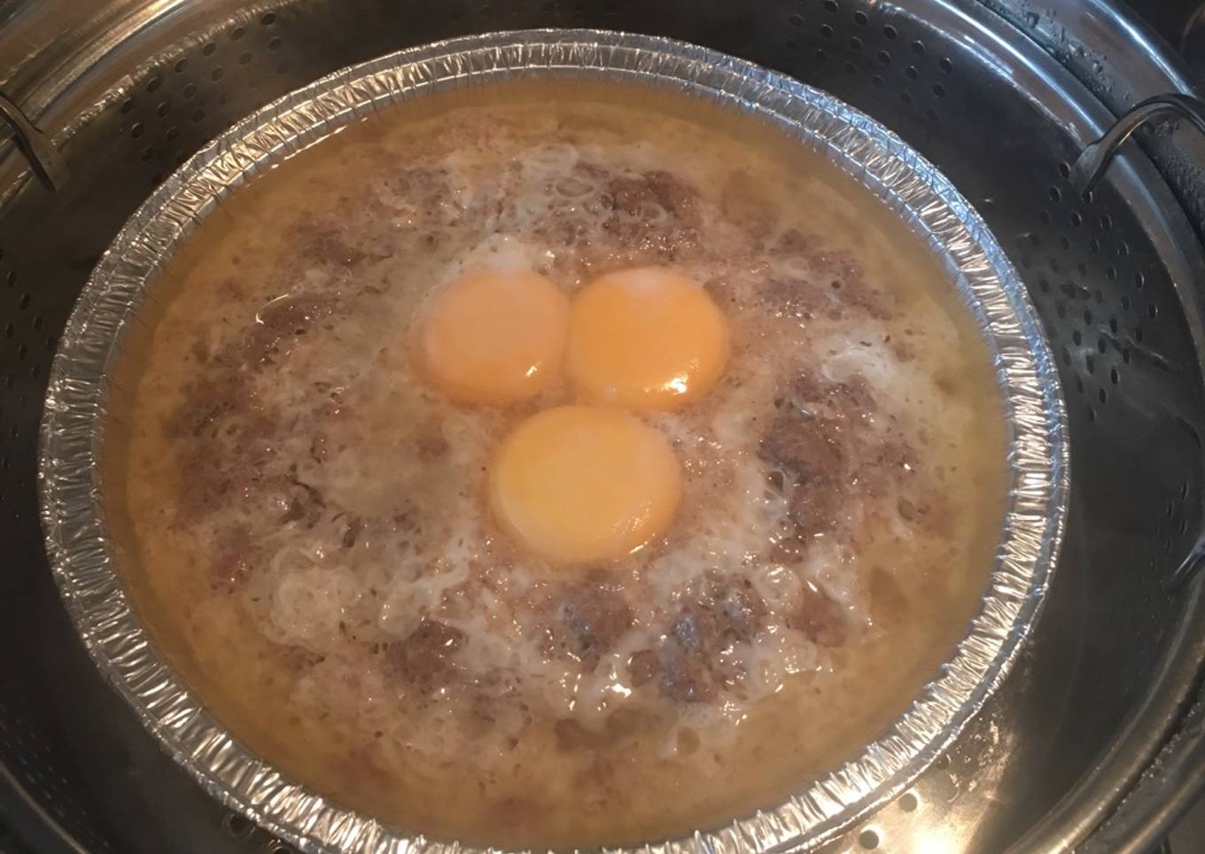 Tim Daging (cincang) - Telor