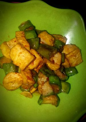 Foto resep Tumis Terong hijau + Tahu
