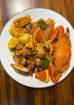 Hình của món Cajun cho một ngày thèm bia.