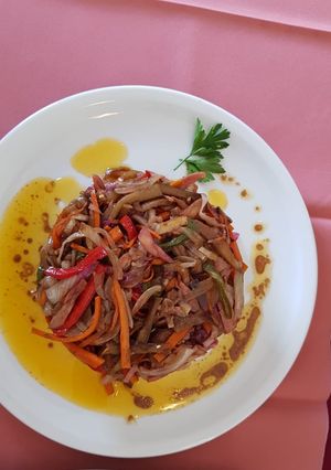 Una foto de Wok de Verduras