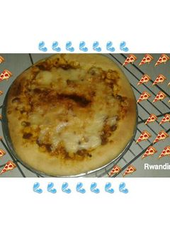 Foto resep Corn Pizza with Keju Mozarella KW