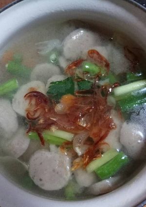 Foto resep Sop baso simpel syekali😄