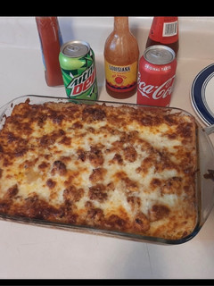 A picture of Italian Lasagna Today’s Special !!.