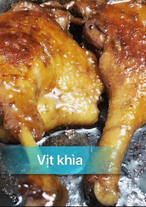 Hình của món Đùi vịt khìa.