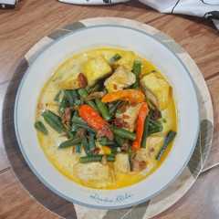 รูปของ Sayur Santan Kacang Panjang Tahu