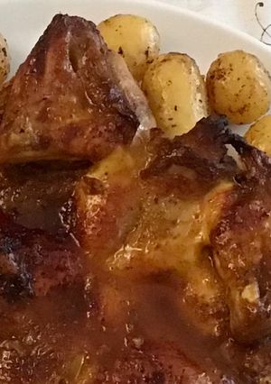 Kifordítva sült csirke recept fotója