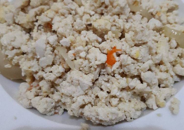 Orak arik tahu telur murah dan mudah