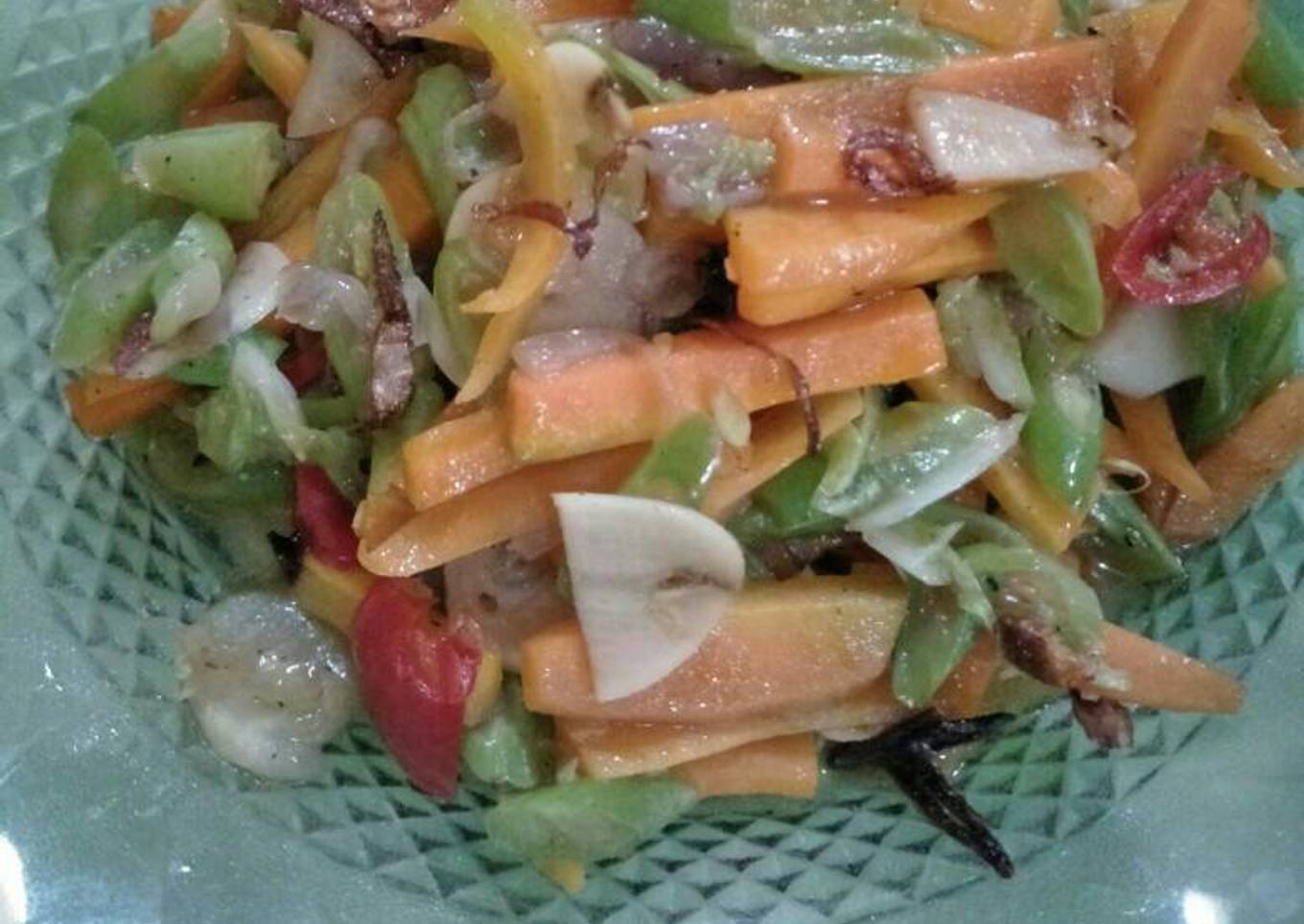 Tumis buncis wortel