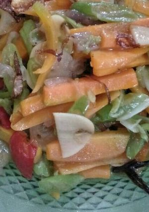 Foto resep Tumis buncis wortel