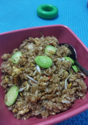 Foto resep Nasi goreng pete mantull