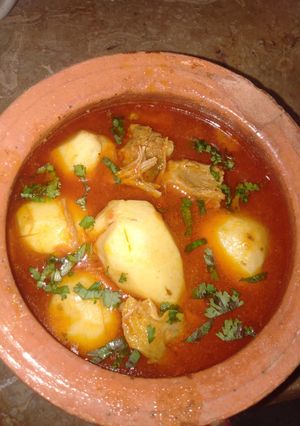 A picture of Arvi gosht.