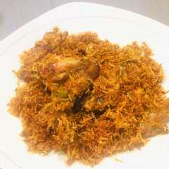 A picture of Ayam goreng serundeng ala Purnama.