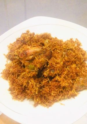 Foto resep Ayam goreng serundeng ala Purnama