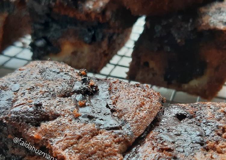 Resep Chocolate marble cheese cake, Lezat Sekali