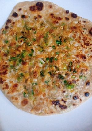 A picture of Haray Lehsan k Parathay.