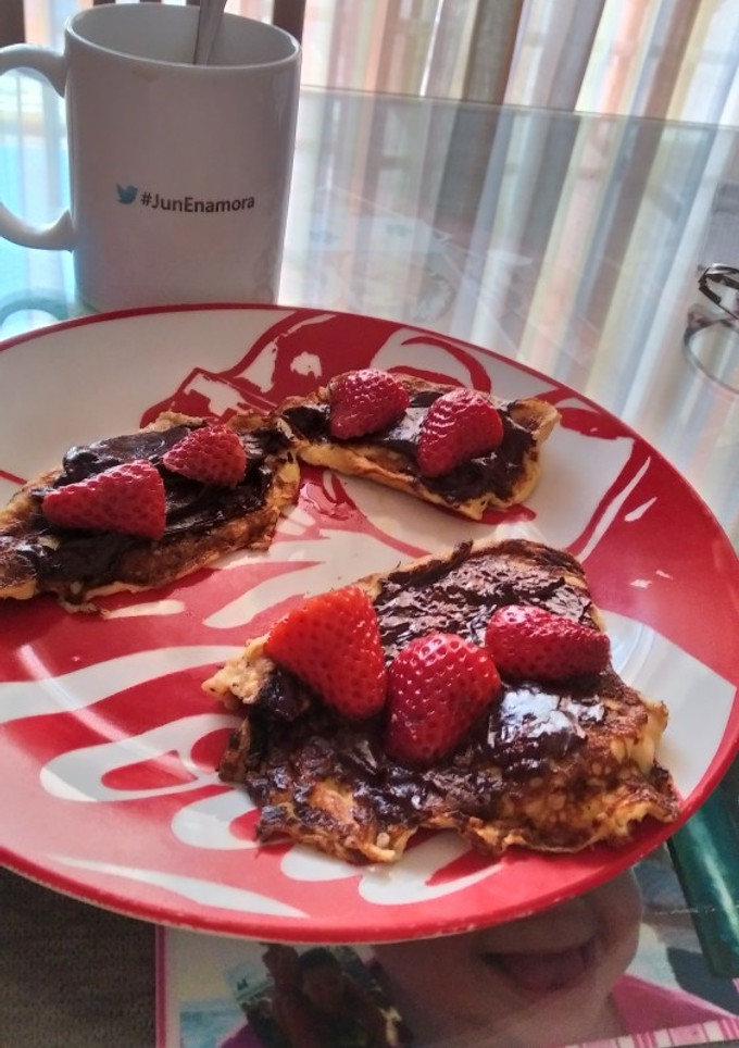 Una foto de Tortitas de plátano