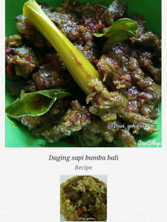 Foto resep Daging sapi bumbu bali