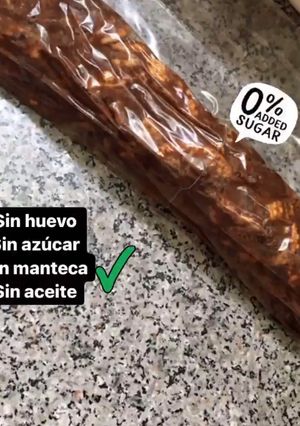 Una foto de Salchichón de Chocolate Saludable