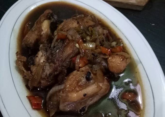 Ayam goreng saos lada hitam