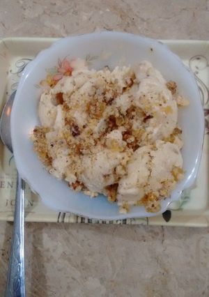 A picture of Homemade Butter Scotch Icecream.
